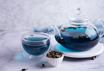 Что за синий чай — полезные свойства и как его пить