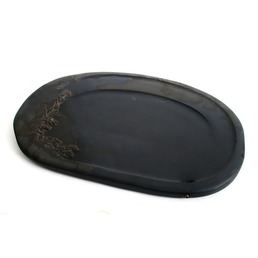 Чабань, утесный черный камень из УИ, 54х35 см