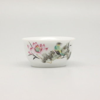 Чашка "Tai Ging" Птица на хризантеме
