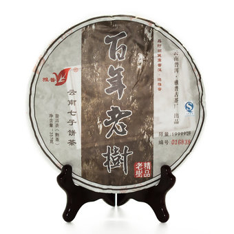 Пуэр Блин Шу "БайНяньЛаоШу", "Я Пу", 2012 г, 357гр арт. 3069 Пуэр Блин Шу "БайНяньЛаоШу", "Я Пу", 2012 г, 357гр